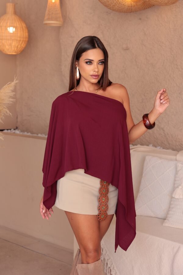 Blusa Bata soltinha com cinto - Image 7