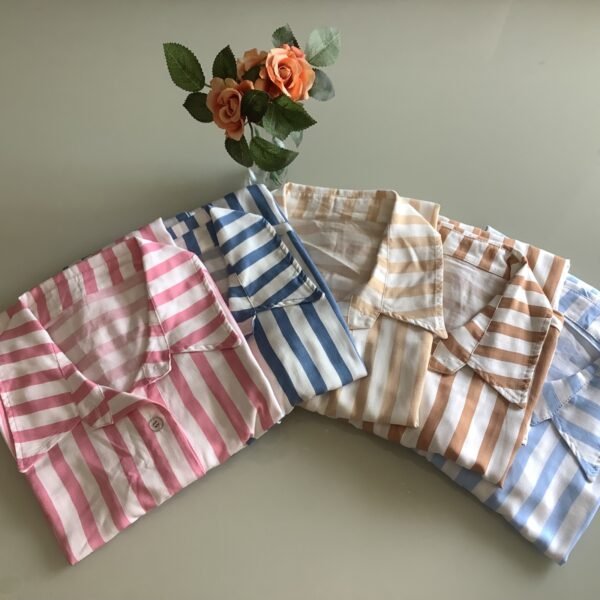 Camisa Listrada Tamanhos Grandes - Imagem 4